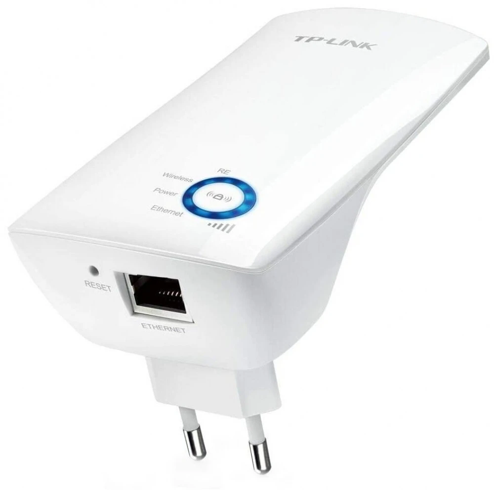 Усилитель сигнала Wi-Fi TP-Link (SOHO) TL-WA850RE 10/100 Base-TX (100 мбит/с), Wi-Fi 4 (802.11b /g / n), со встроенной антенной