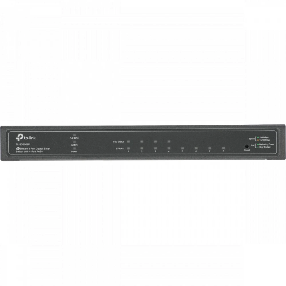Коммутатор TP-Link TL-SG2008P 1000 Base-TX (1000 мбит/с)