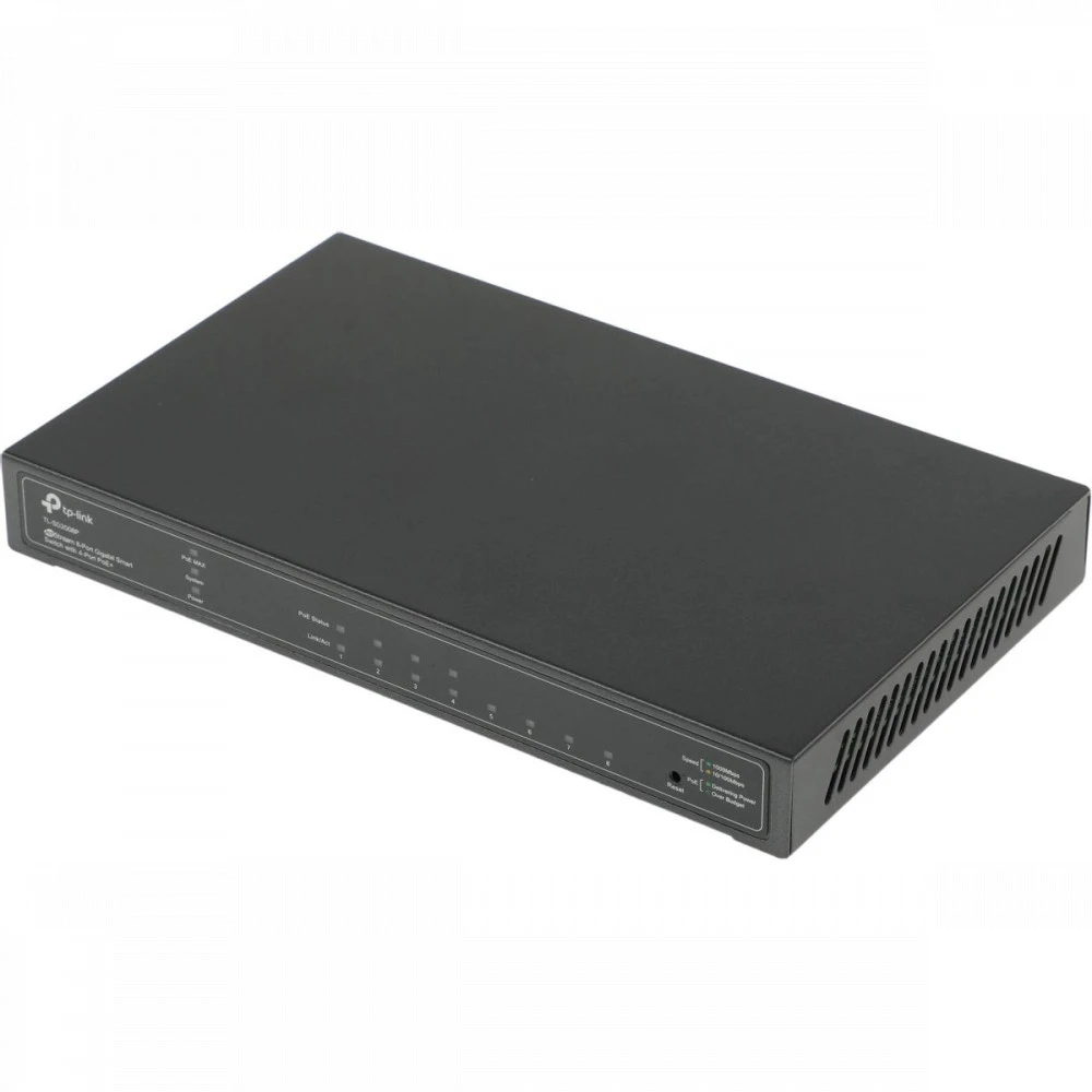 Коммутатор TP-Link TL-SG2008P 1000 Base-TX (1000 мбит/с)