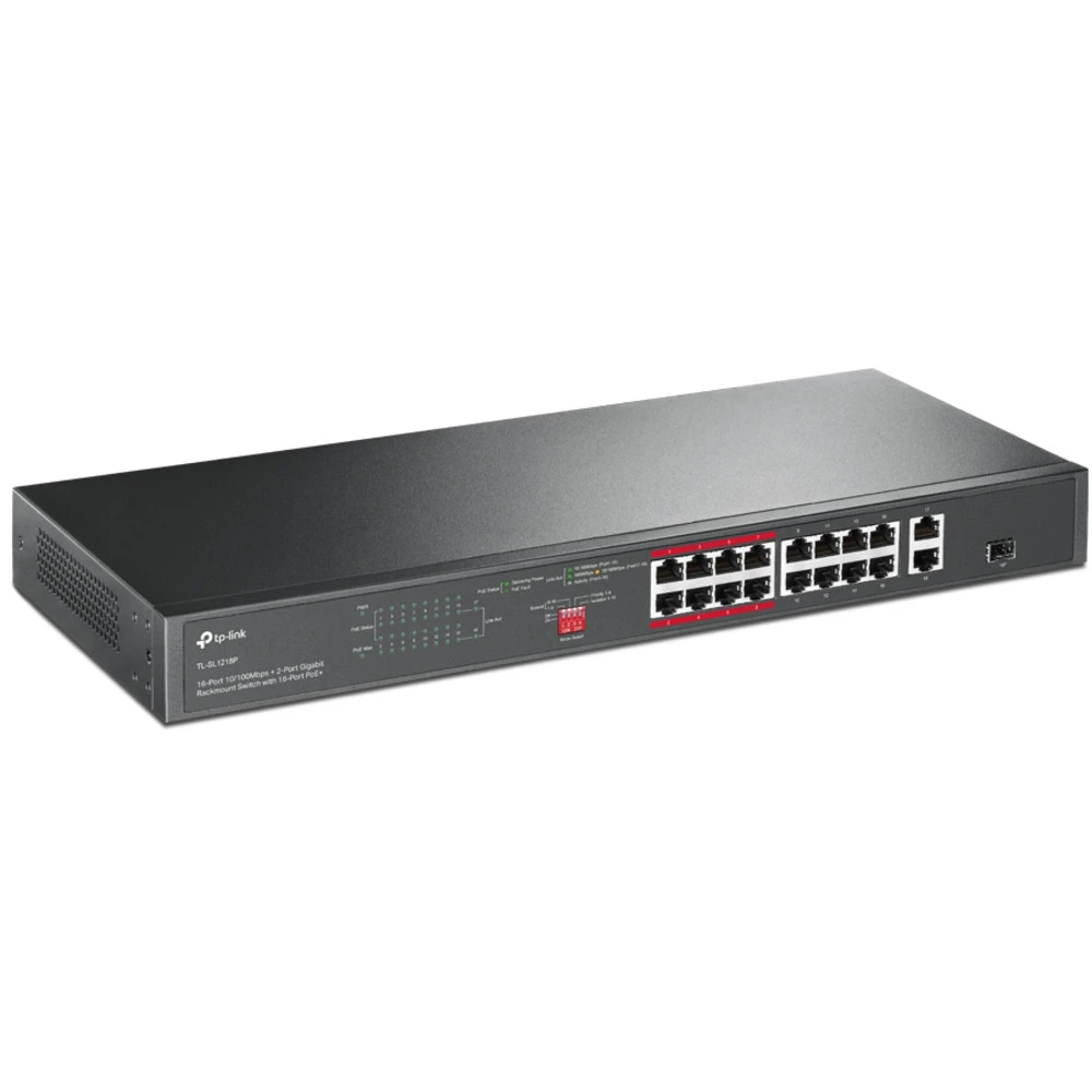 Коммутатор TP-Link TL-SL1218P 100 Base-TX (100 мбит/с), 1 SFP порт