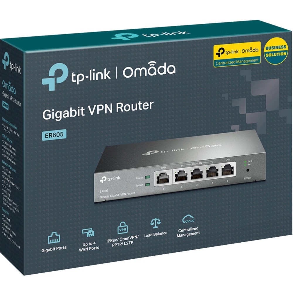 Маршрутизатор TP-Link TL-R605 TL-R605(UN) 10/100 Base-TX (100 мбит/с)