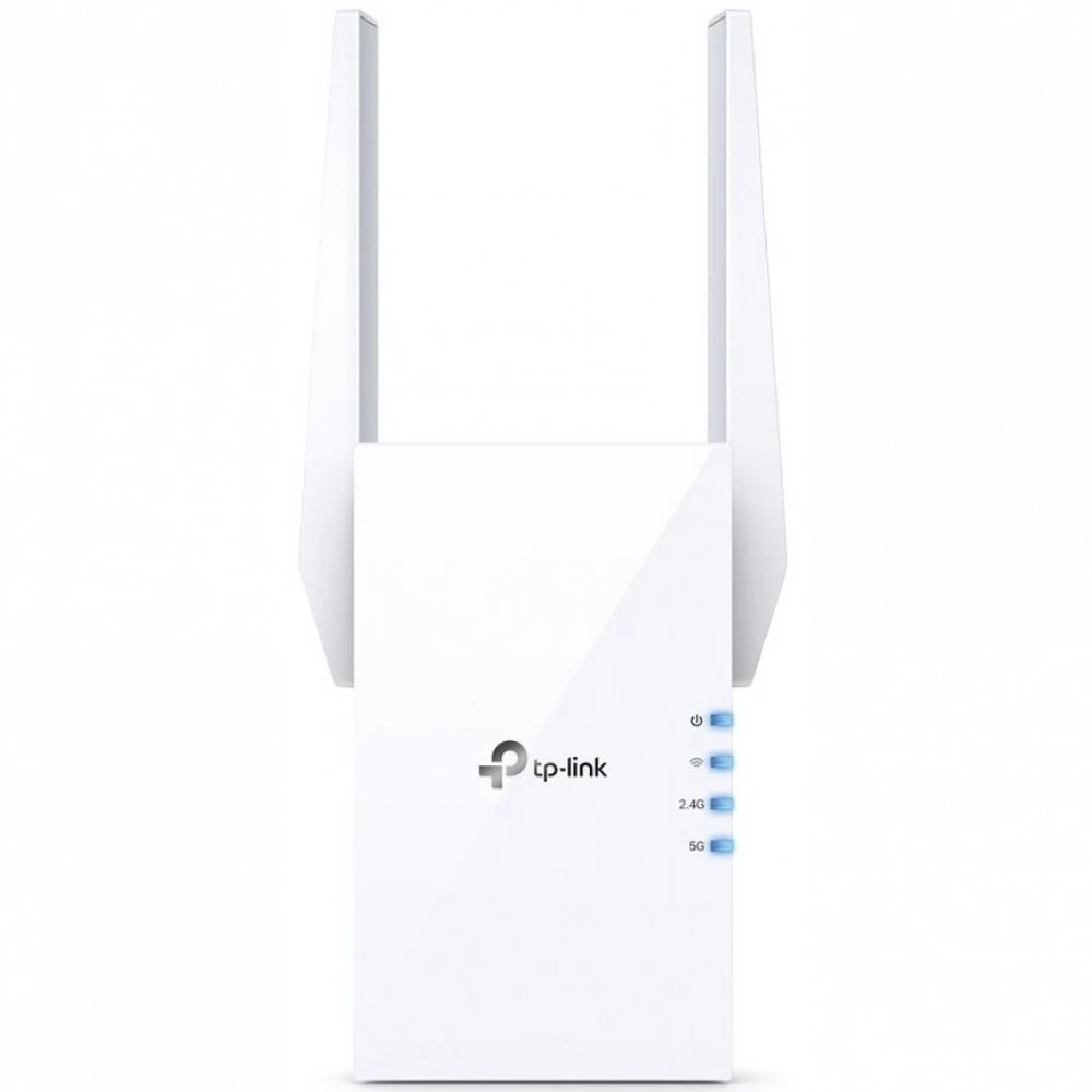 Усилитель сигнала Wi-Fi TP-Link RE605X 10/100/1000 Base-TX (1000 мбит/с), Wi-Fi 6 (802.11a / b / g / n / ac / ax), с внешней антенной