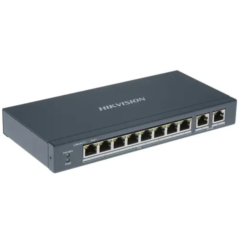 Коммутатор Hikvision DS-3E0310P-E/M 100 Base-TX (100 мбит/с)