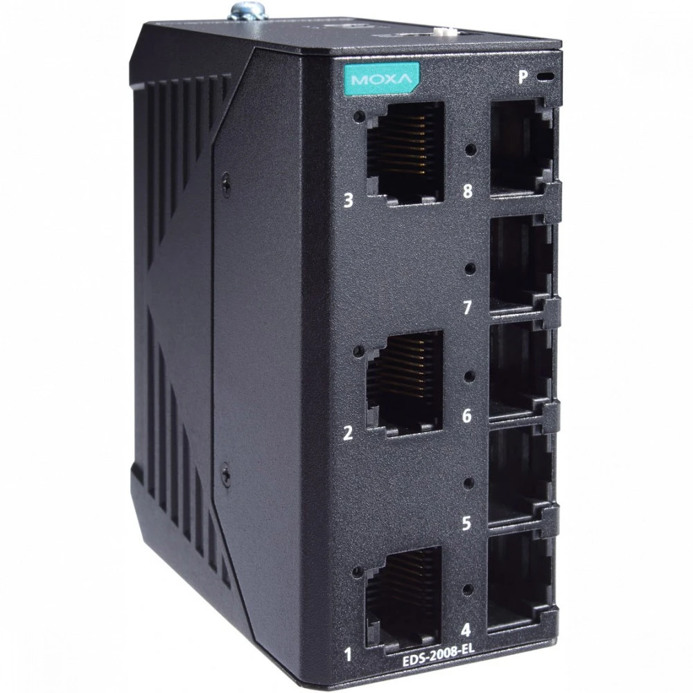 Коммутатор MOXA EDS-2008-EL 100 Base-TX (100 мбит/с)