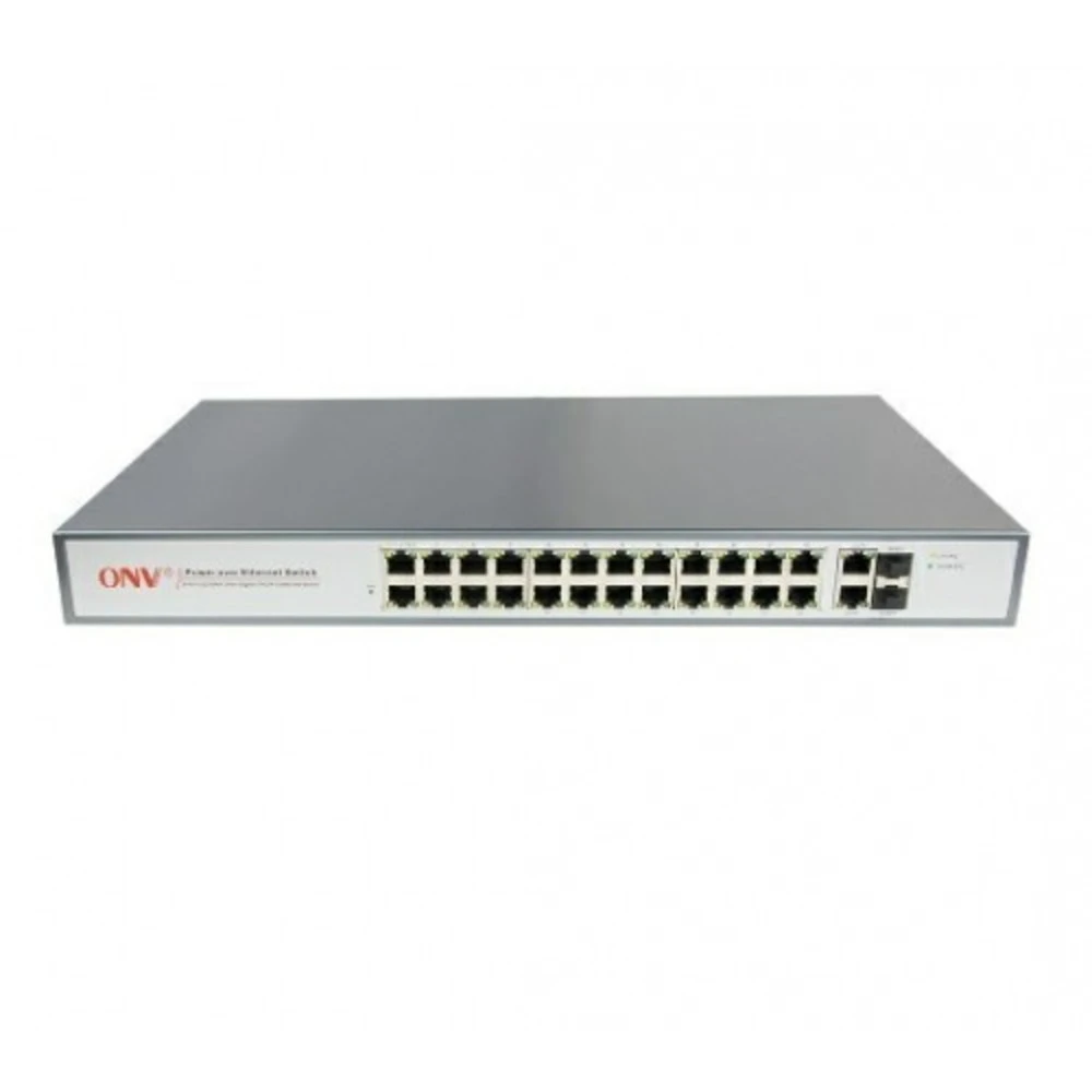 Коммутатор ONV POE31024PFA 100 Base-TX (100 мбит/с)