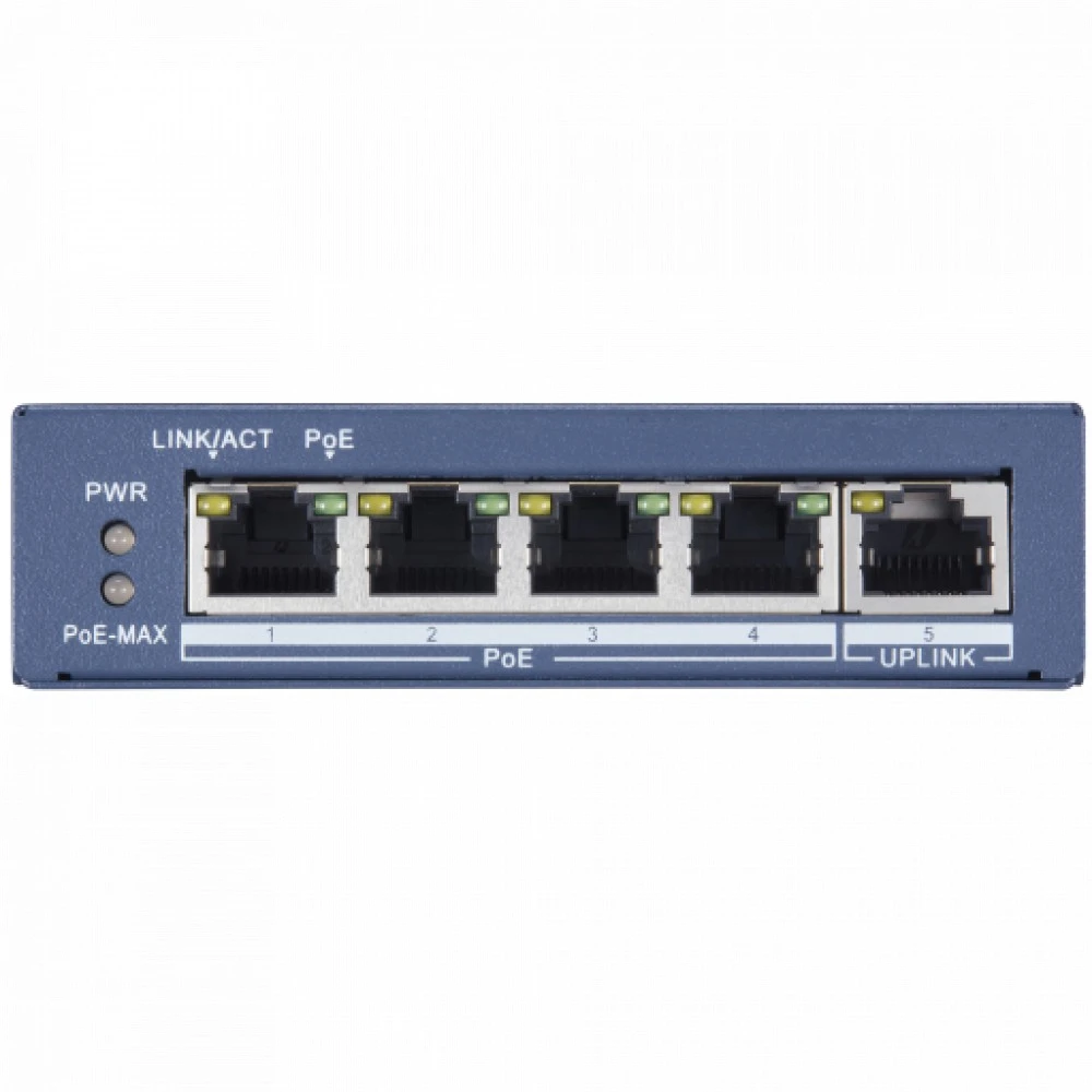 Коммутатор Hikvision DS-3E0505P-E 1000 Base-TX (1000 мбит/с)