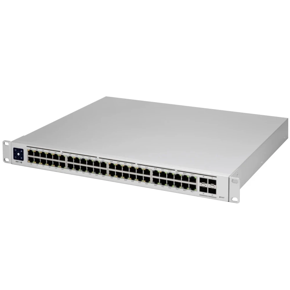 Коммутатор Ubiquiti UniFi Switch PRO 48 PoE USW-Pro-48-POE-EU 1000 Base-TX (1000 мбит/с), 4 SFP порта