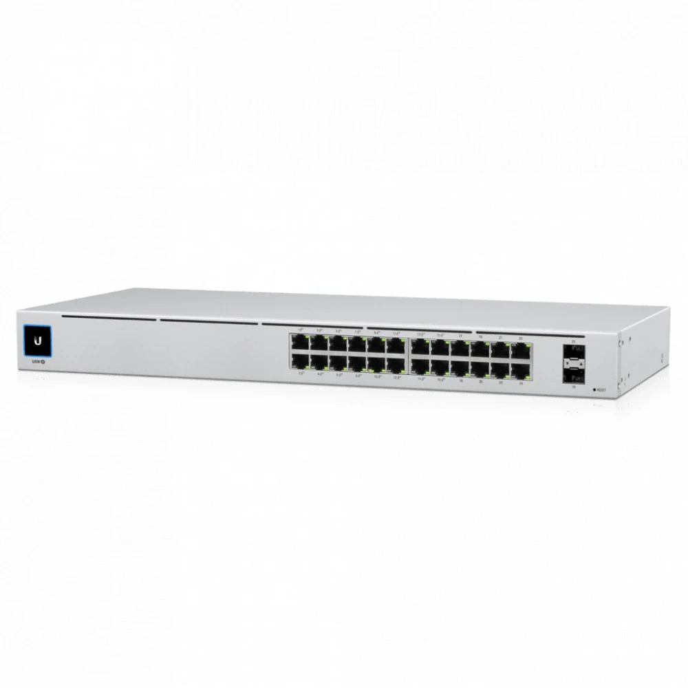 Коммутатор Ubiquiti USW-24-POE USW-24-POE-EU 1000 Base-TX (1000 мбит/с), 2 SFP порта