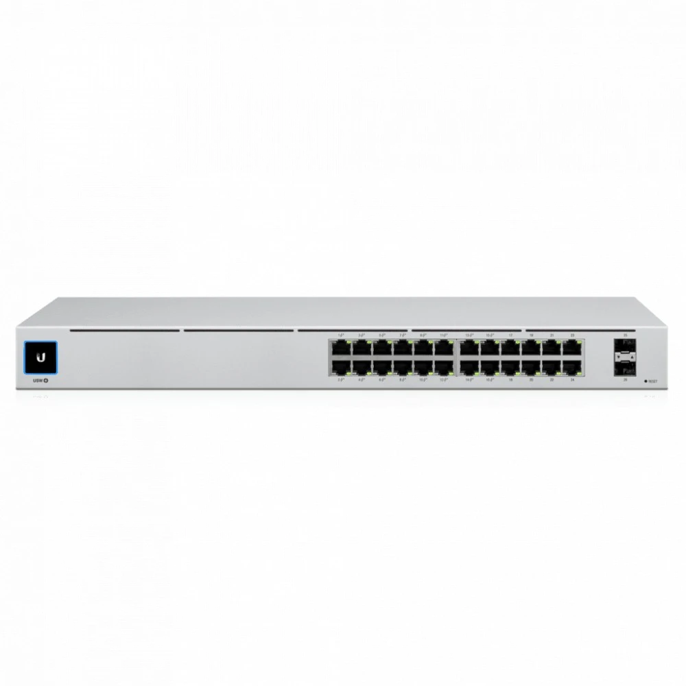 Коммутатор Ubiquiti USW-24-POE USW-24-POE-EU 1000 Base-TX (1000 мбит/с), 2 SFP порта