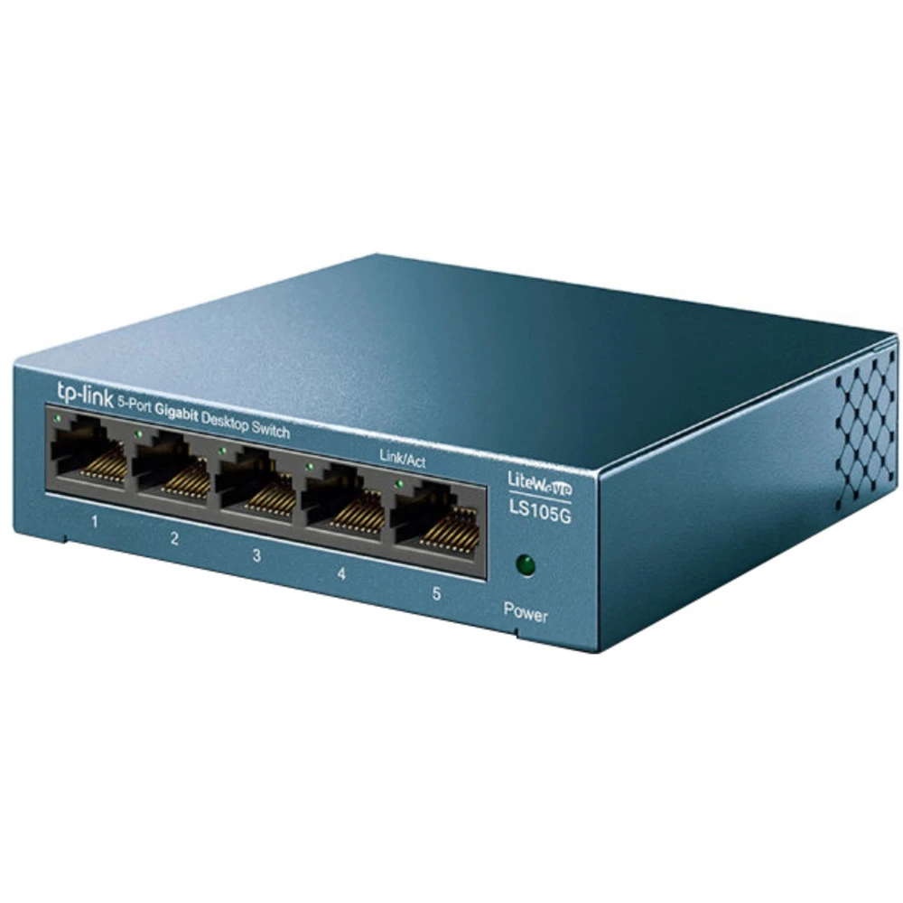 Коммутатор TP-Link TL-LS105G LS105G(UN) 1000 Base-TX (1000 мбит/с)