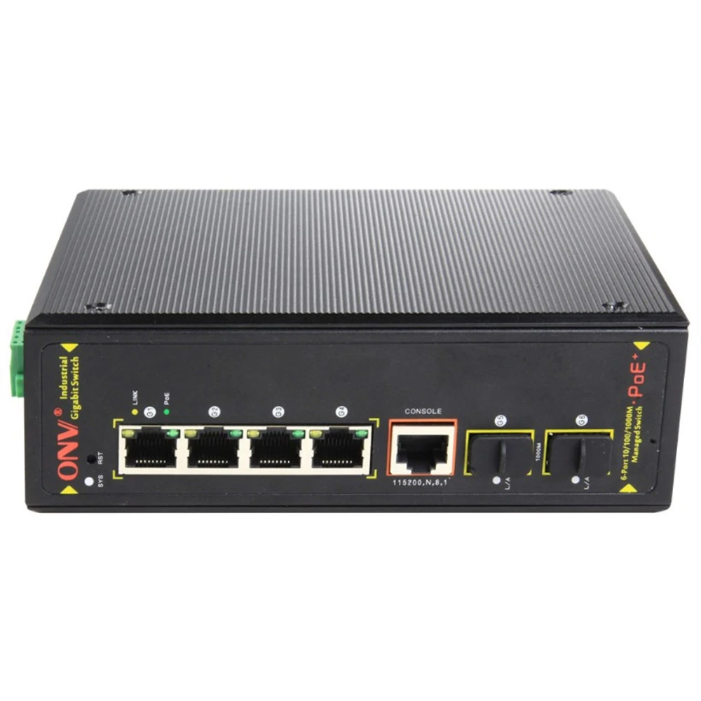 Коммутатор ONV IPS33064PFM 1000 Base-TX (1000 мбит/с), 2 SFP порта