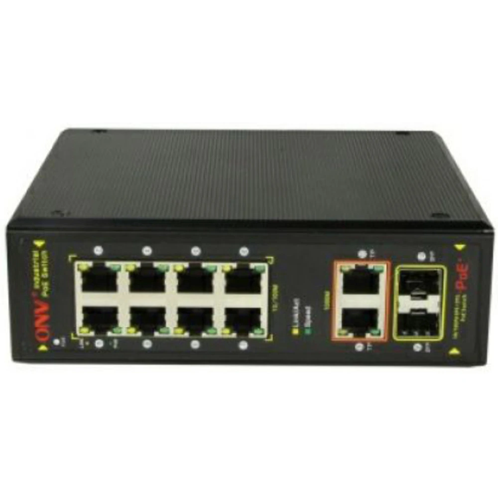 Коммутатор ONV IPS31108PFB 100 Base-TX (100 мбит/с), 2 SFP порта