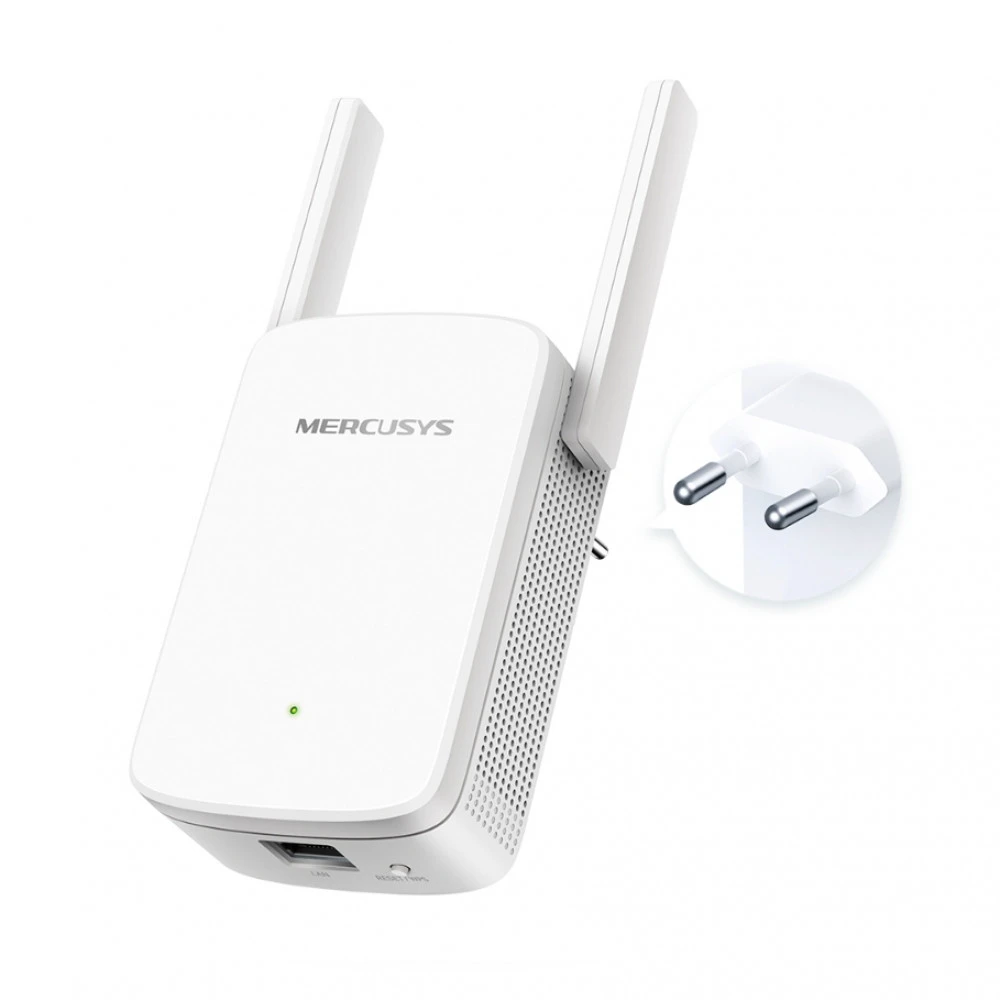 Усилитель сигнала Wi-Fi Mercusys AC1200 ME30 10/100 Base-TX (100 мбит/с), Wi-Fi 5 (802.11a/ b/ g/ n/ ac), с внешней антенной