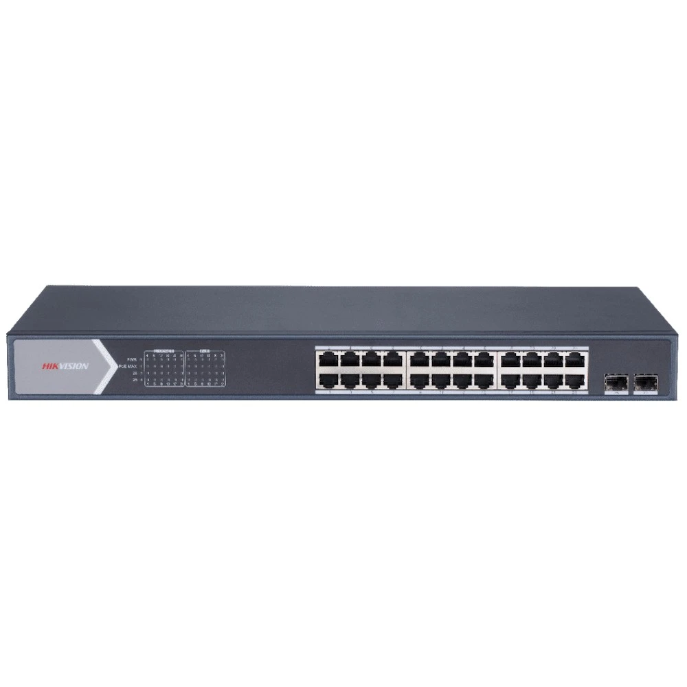 Коммутатор Hikvision DS-3E1526P-E 1000 Base-TX (1000 мбит/с), 2 SFP порта
