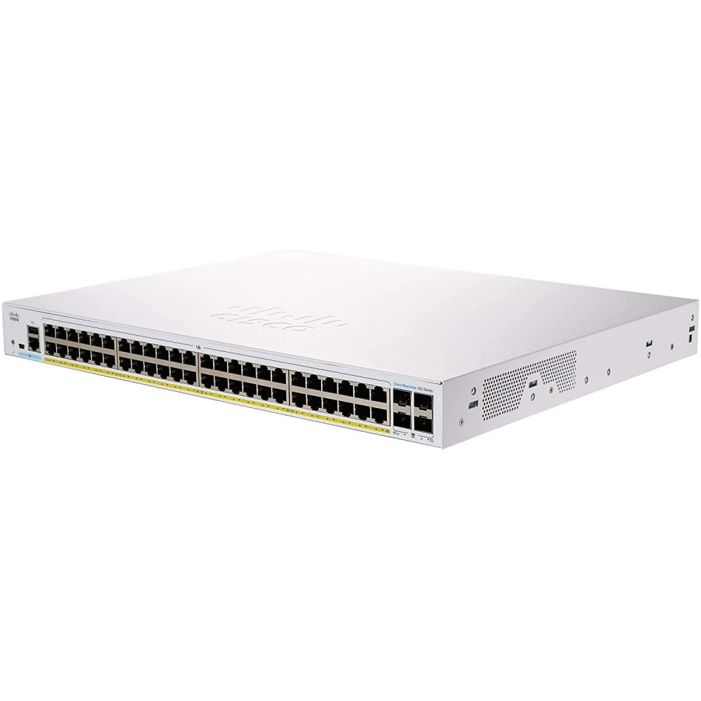 Коммутатор Cisco CBS350-48P-4X-EU 1000 Base-TX (1000 мбит/с), 4 SFP порта