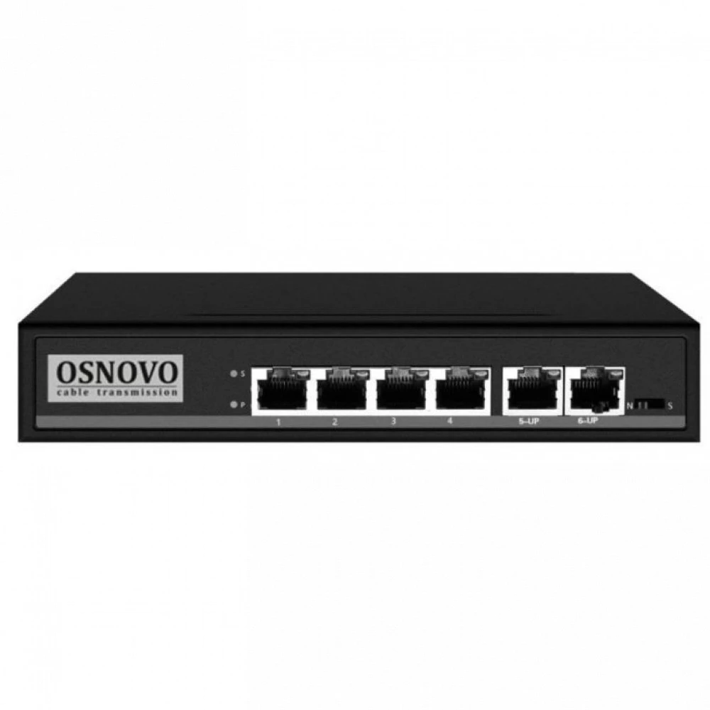 Коммутатор OSNOVO SW-20600/A(80W) 100 Base-TX (100 мбит/с)