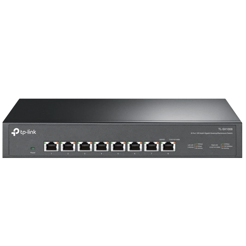 Коммутатор TP-Link TL-SX1008 10 GBase-T (10000 мбит/с)