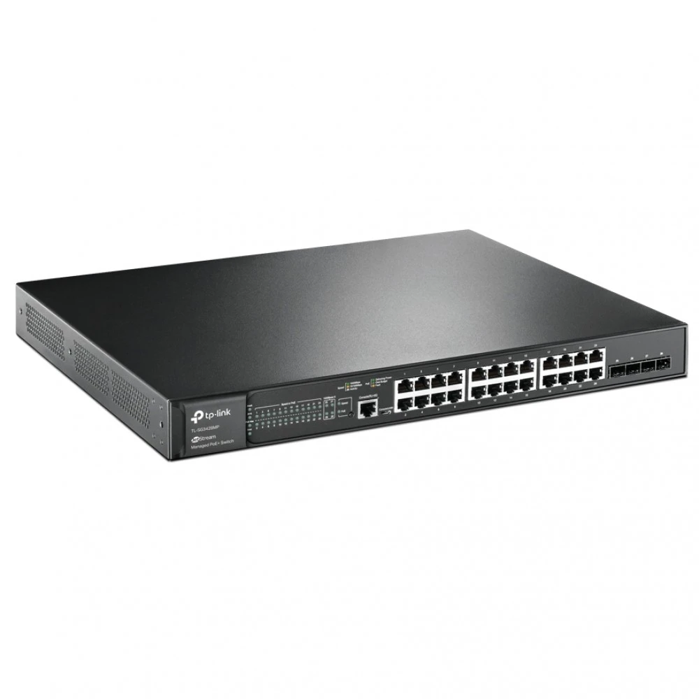 Коммутатор TP-Link TL-SG3428MP 1000 Base-TX (1000 мбит/с), 4 SFP порта