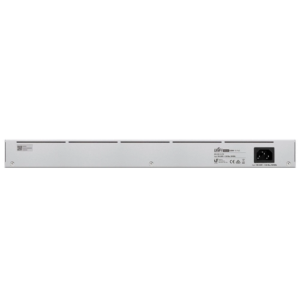 Коммутатор Ubiquiti USW-16-POE Gen2 1000 Base-TX (1000 мбит/с), 2 SFP порта