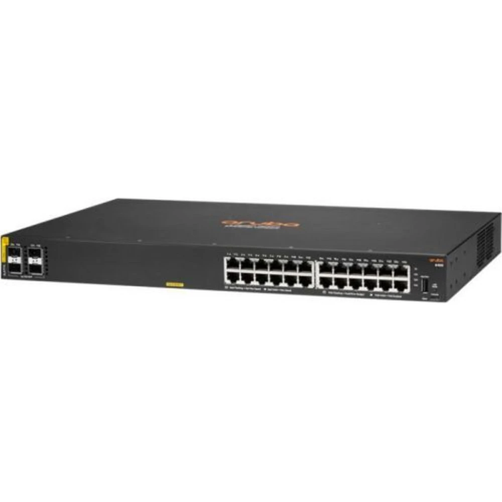 Коммутатор HPE CX 6100 24G Class4 PoE 4SFP+ 370W JL677A 1000 Base-TX (1000 мбит/с), 4 SFP порта