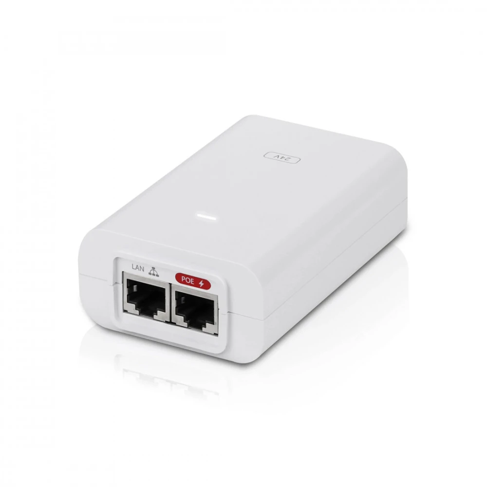 PoE инжектор Ubiquiti POE-24-24W-WH POE-24-24W-WH-EU 1 порт, 24 Вт