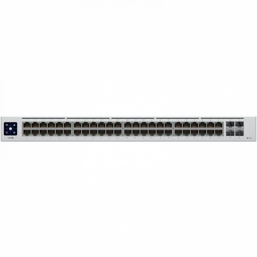 Коммутатор Ubiquiti USW-48-POE-EU 1000 Base-TX (1000 мбит/с), 4 SFP порта