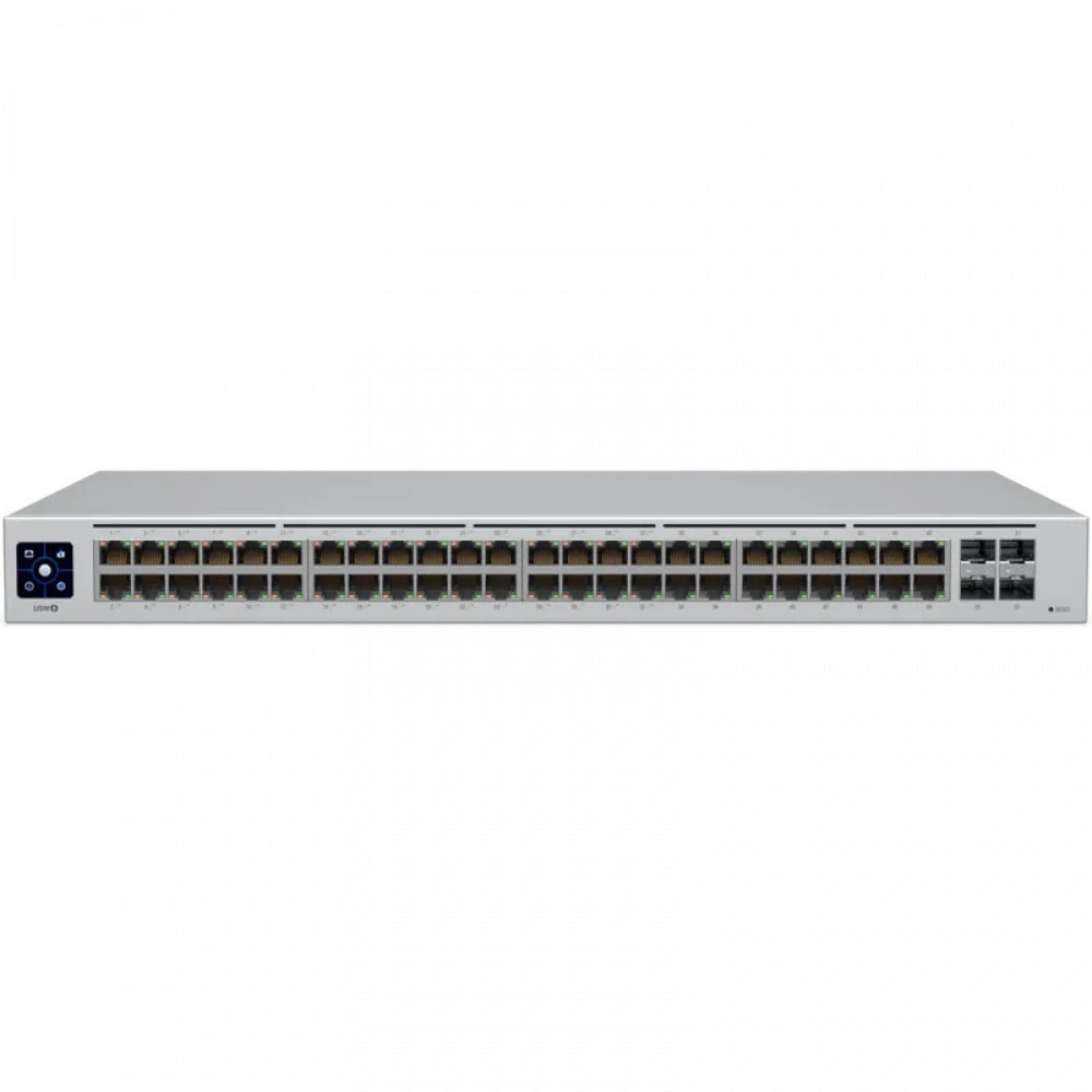 Коммутатор Ubiquiti USW-48-POE-EU 1000 Base-TX (1000 мбит/с), 4 SFP порта