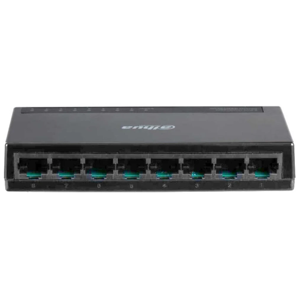 Коммутатор Dahua DH-PFS3008-8GT-L 1000 Base-TX (1000 мбит/с)