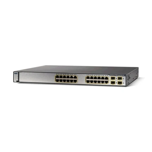 Коммутатор Cisco Catalyst 3750V2 WS-C3750V2-24PS-S 100 Base-TX (100 мбит/с), 2 SFP порта