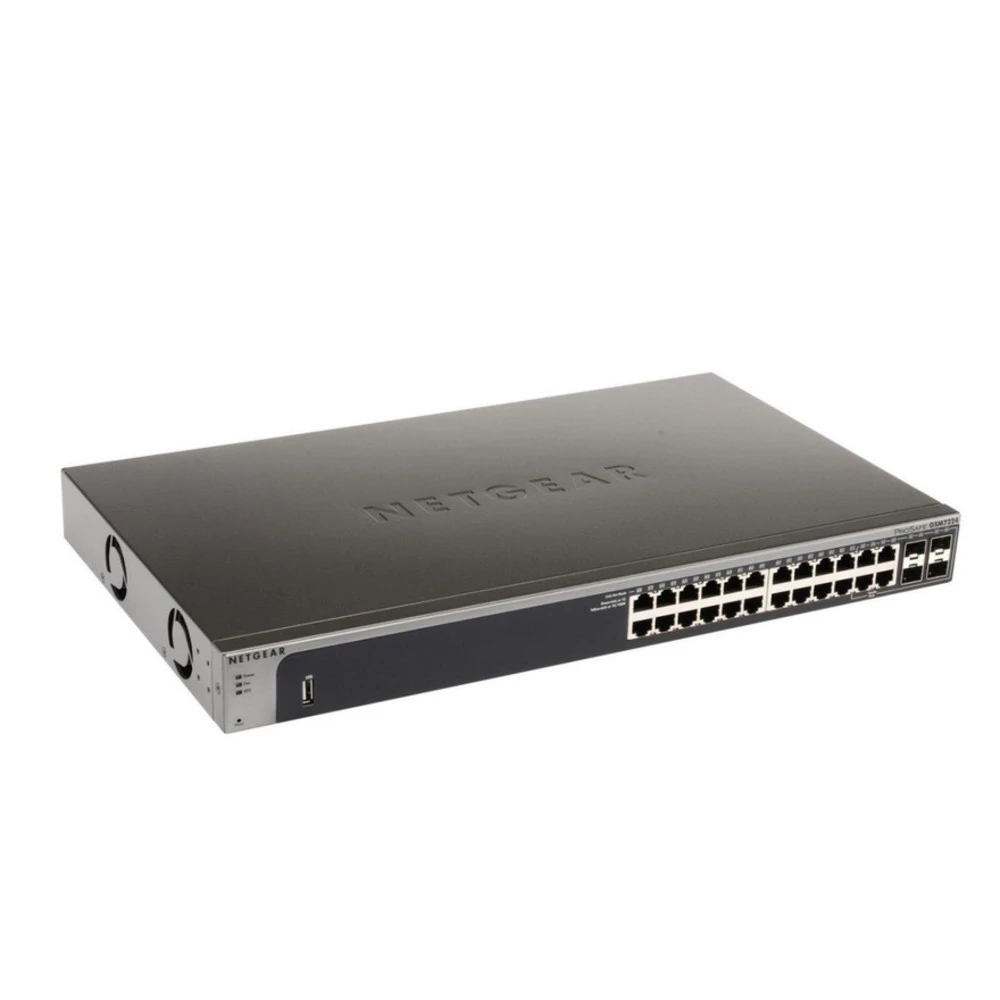 Коммутатор NETGEAR GSM7224-200EUS 1000 Base-TX (1000 мбит/с), 4 SFP порта