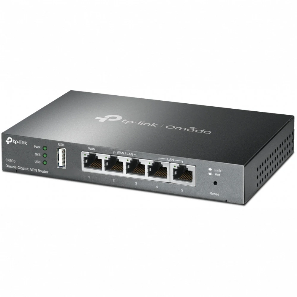 Маршрутизатор TP-Link TL-ER605 10/100/1000 Base-TX (1000 мбит/с)