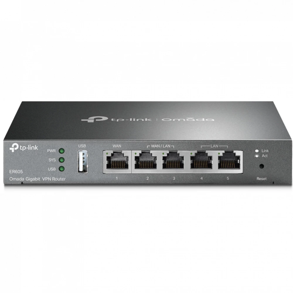 Маршрутизатор TP-Link TL-ER605 10/100/1000 Base-TX (1000 мбит/с)