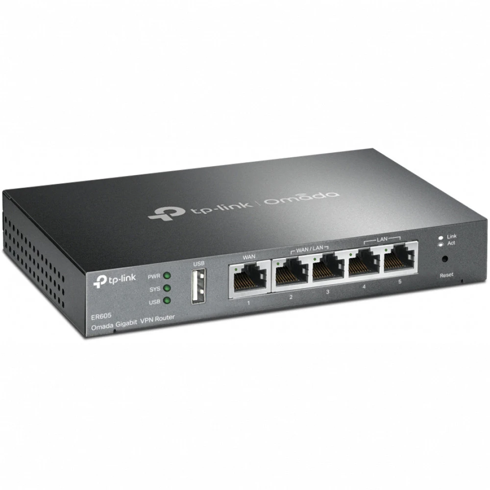 Маршрутизатор TP-Link TL-ER605 10/100/1000 Base-TX (1000 мбит/с)