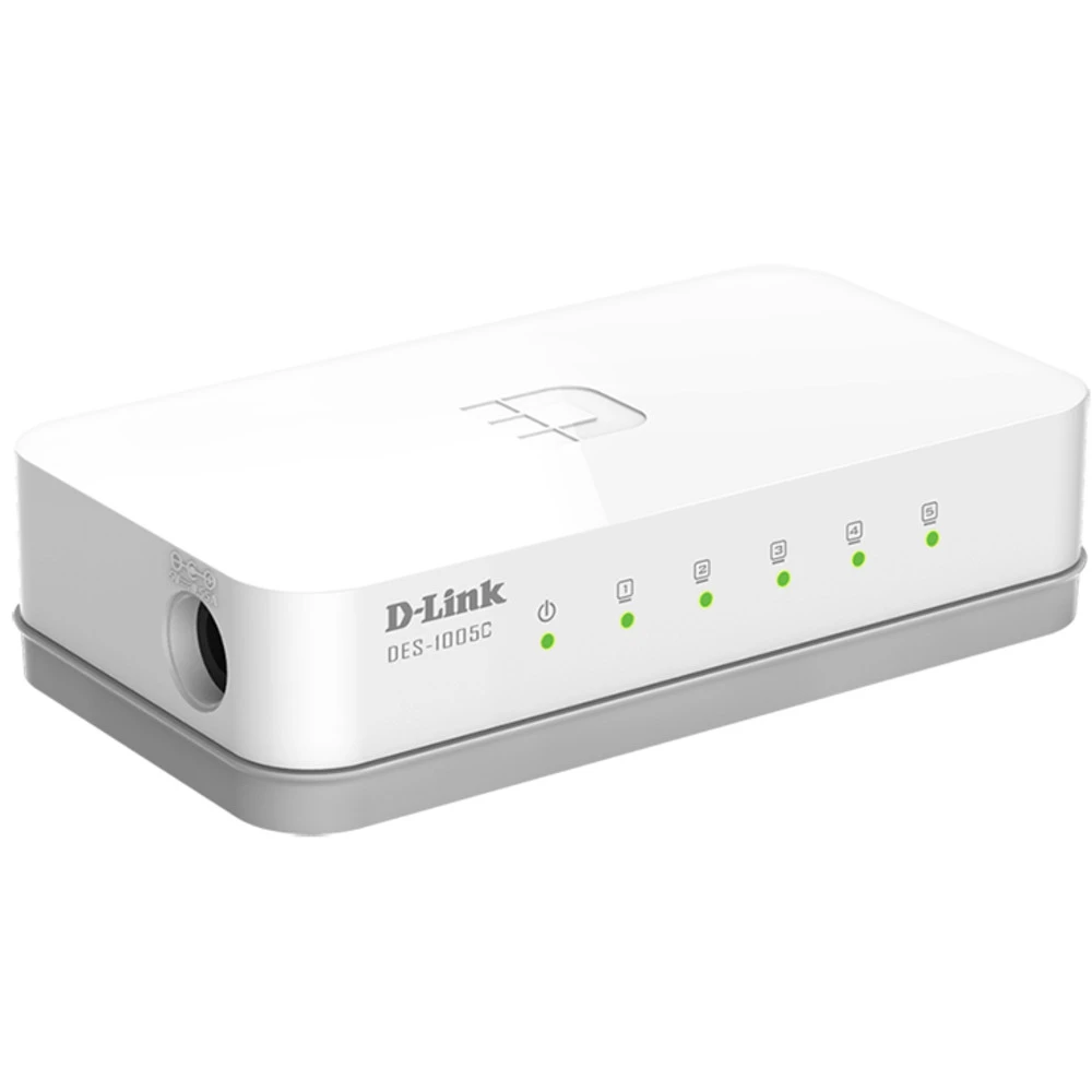 Коммутатор D-link DES-1005C DES-1005C/B1A 100 Base-TX (100 мбит/с)