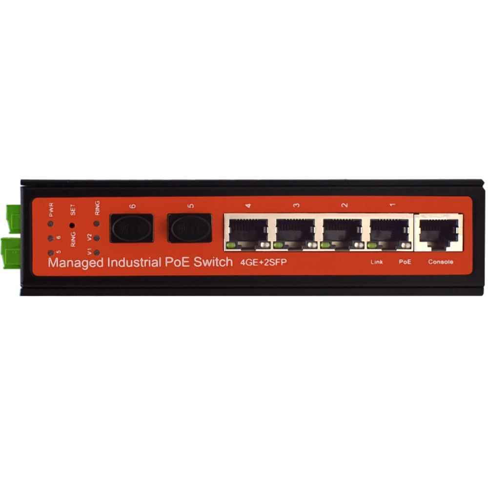 Коммутатор Wi-Tek WI-PMS306GF-I 1000 Base-TX (1000 мбит/с), 2 SFP порта
