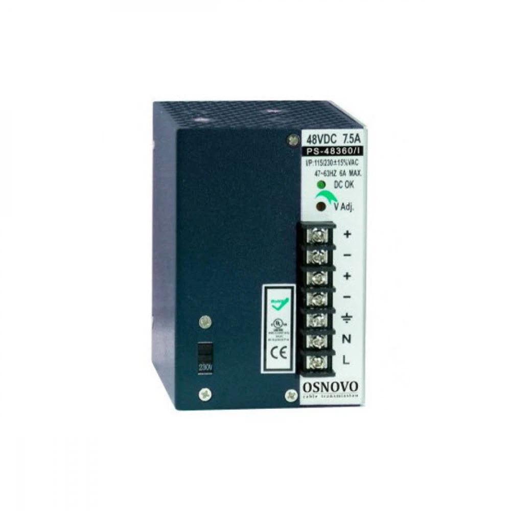 Аксессуар для сетевого оборудования OSNOVO PS-48360/I Блок питания