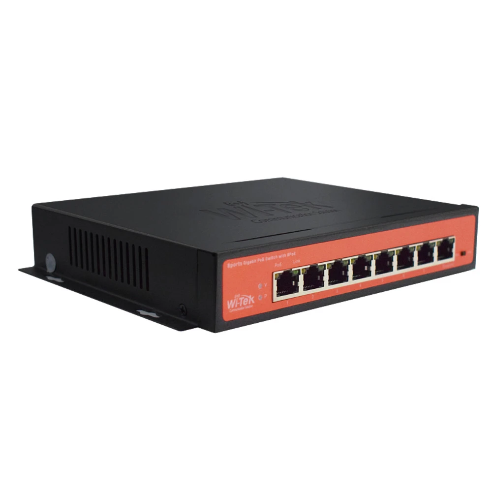 Коммутатор Wi-Tek WI-PS308GH 1000 Base-TX (1000 мбит/с)
