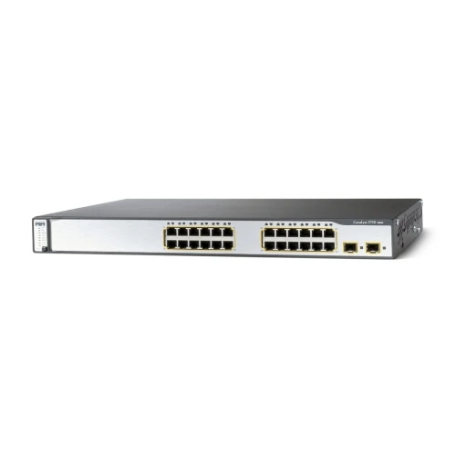 Коммутатор Cisco Catalyst 3750V2 WS-C3750V2-24TS-S 100 Base-TX (100 мбит/с), 2 SFP порта