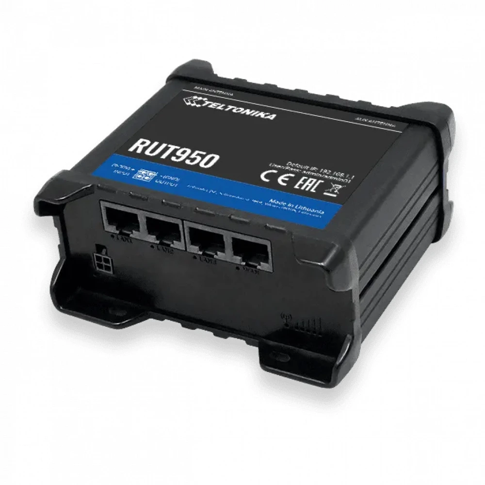 Маршрутизатор TELTONIKA RUT950 RUT950U022C0 10/100 Base-TX (100 мбит/с)