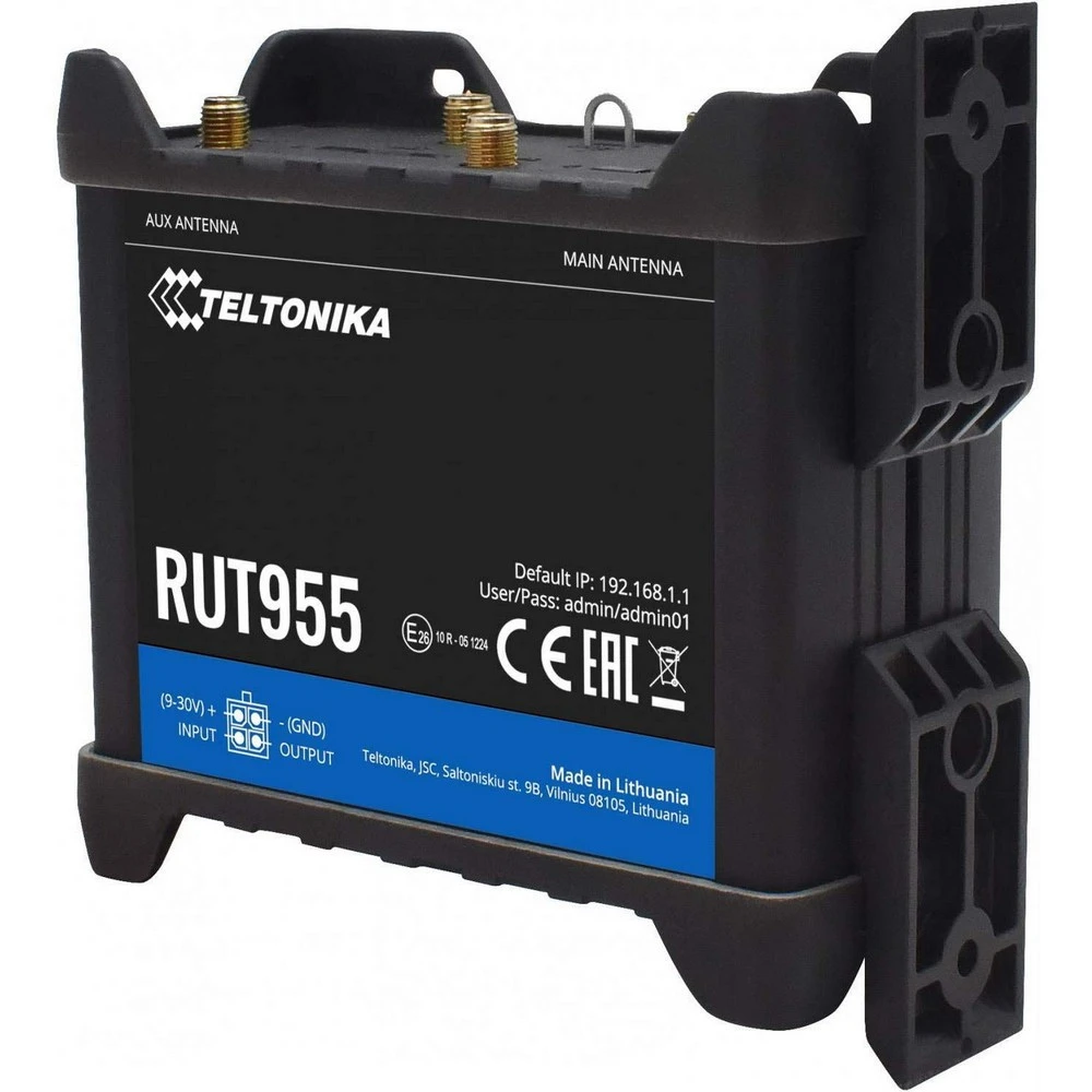 Маршрутизатор TELTONIKA RUT955 RUT9550033B0 10/100 Base-TX (100 мбит/с)