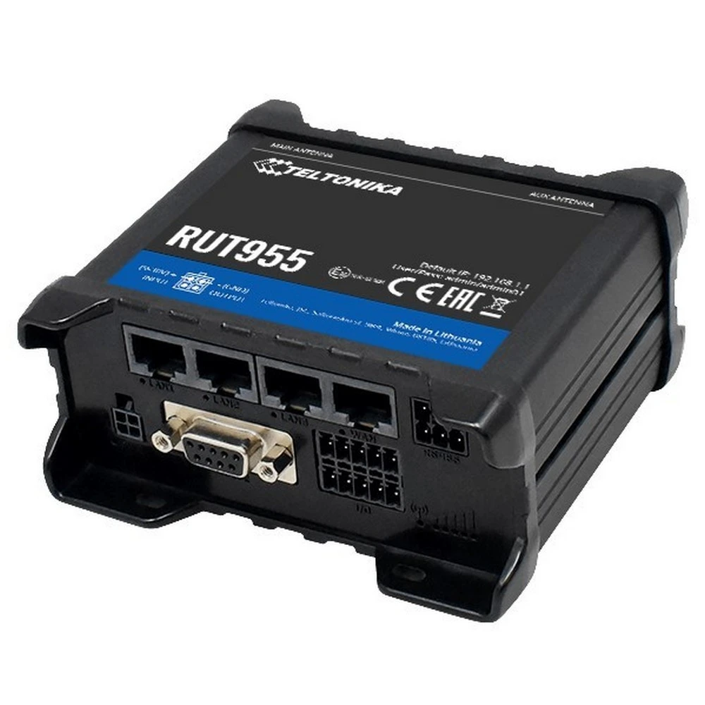 Маршрутизатор TELTONIKA RUT955 RUT9550033B0 10/100 Base-TX (100 мбит/с)