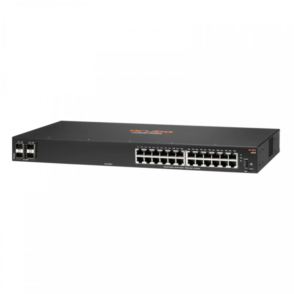 Коммутатор HPE Aruba 6000 R8N88A#ABB 1000 Base-TX (1000 мбит/с), 4 SFP порта