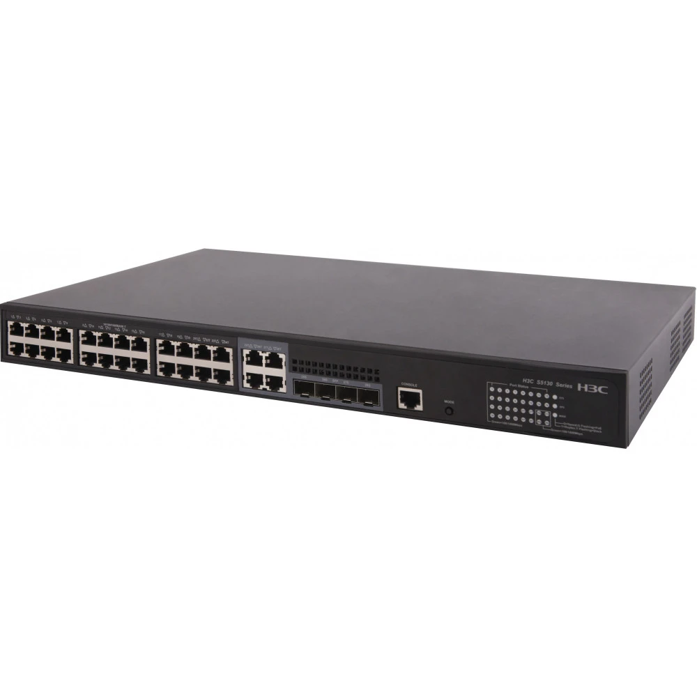 Коммутатор H3C LS-5130S-28P-PWR-EI-GL 1000 Base-TX (1000 мбит/с), 4 SFP порта