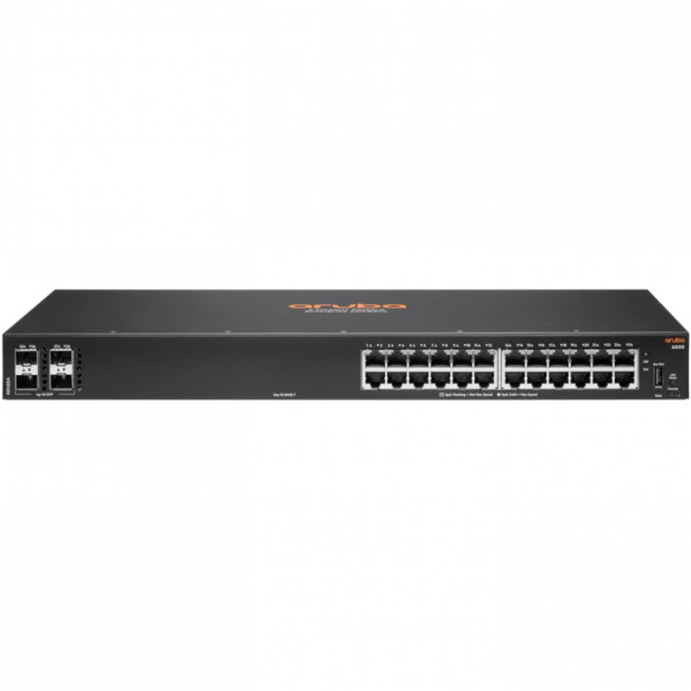 Коммутатор HPE CX 6000 24G 4SFP R8N88A 1000 Base-TX (1000 мбит/с), 4 SFP порта