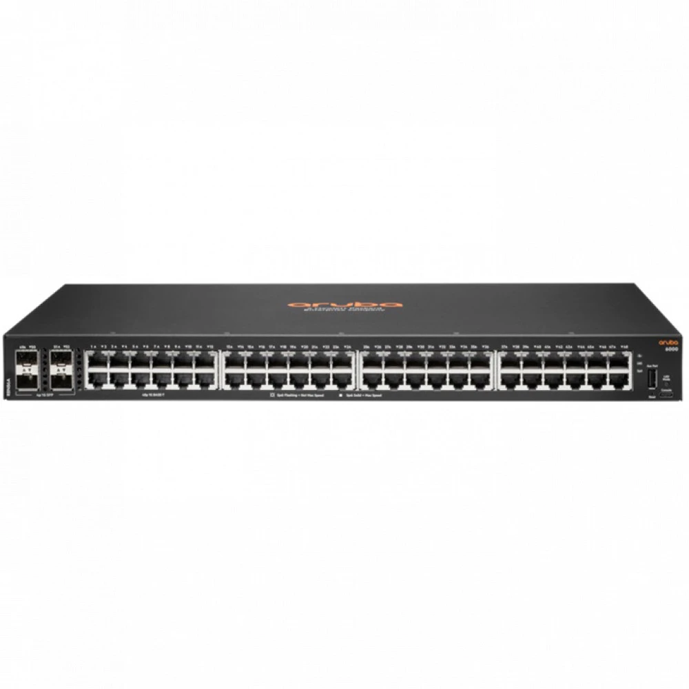 Коммутатор HPE CX 6000 48G 4SFP R8N86A 1000 Base-TX (1000 мбит/с), 4 SFP порта