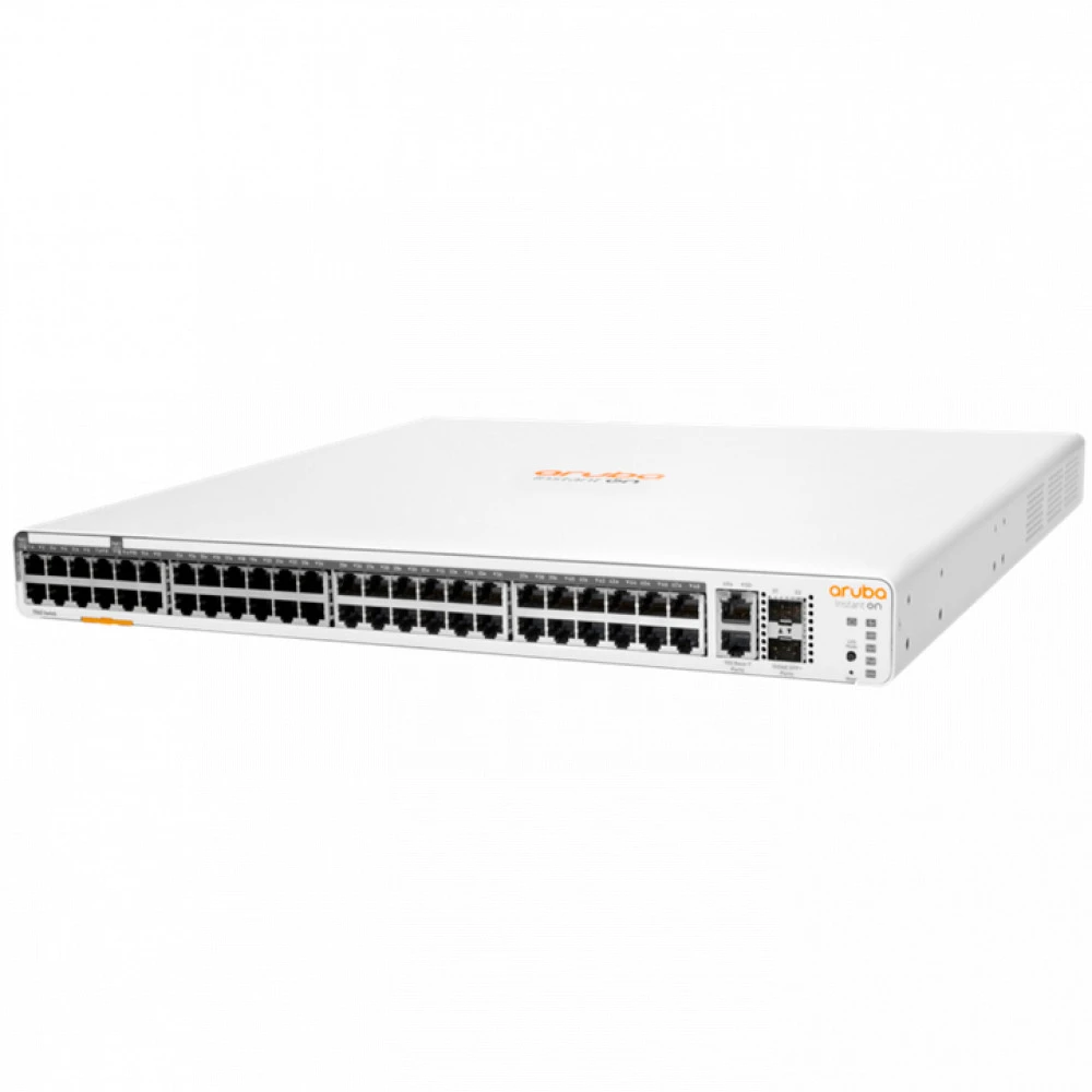 Коммутатор HPE Aruba Instant On 1960 48G JL809A 1000 Base-TX (1000 мбит/с), 2 SFP порта