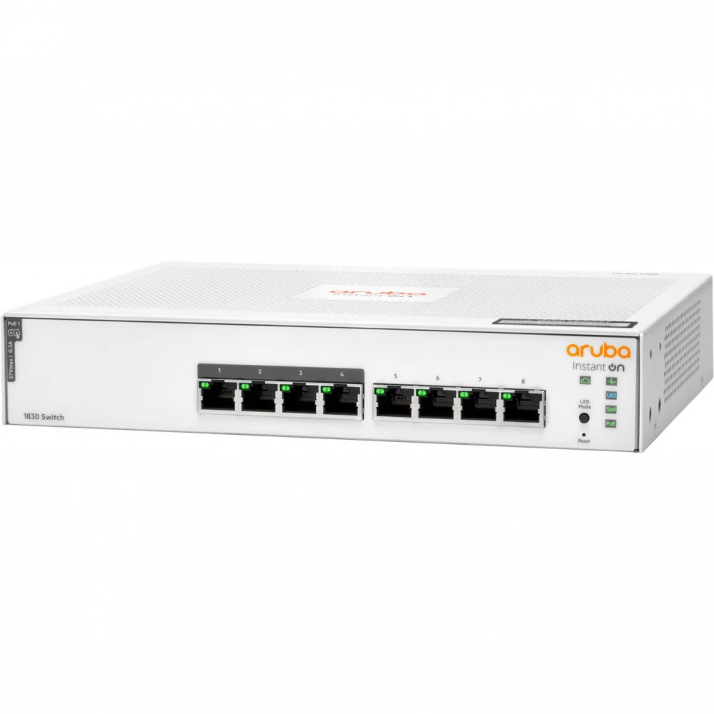Коммутатор HPE Enterprise/Aruba Instant On 1830 8G JL811A 1000 Base-TX (1000 мбит/с)