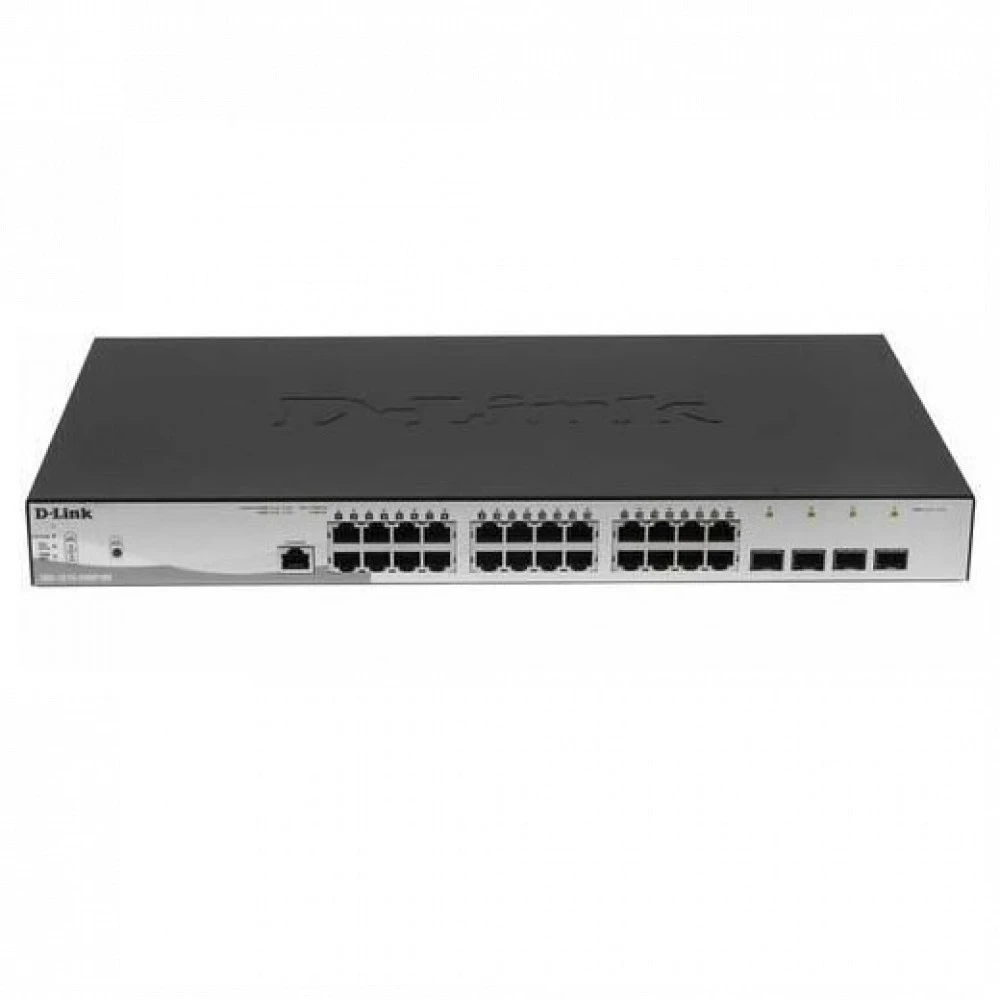 Коммутатор D-link DGS-1210-28MP/ME/B2A 1000 Base-TX (1000 мбит/с), 4 SFP порта