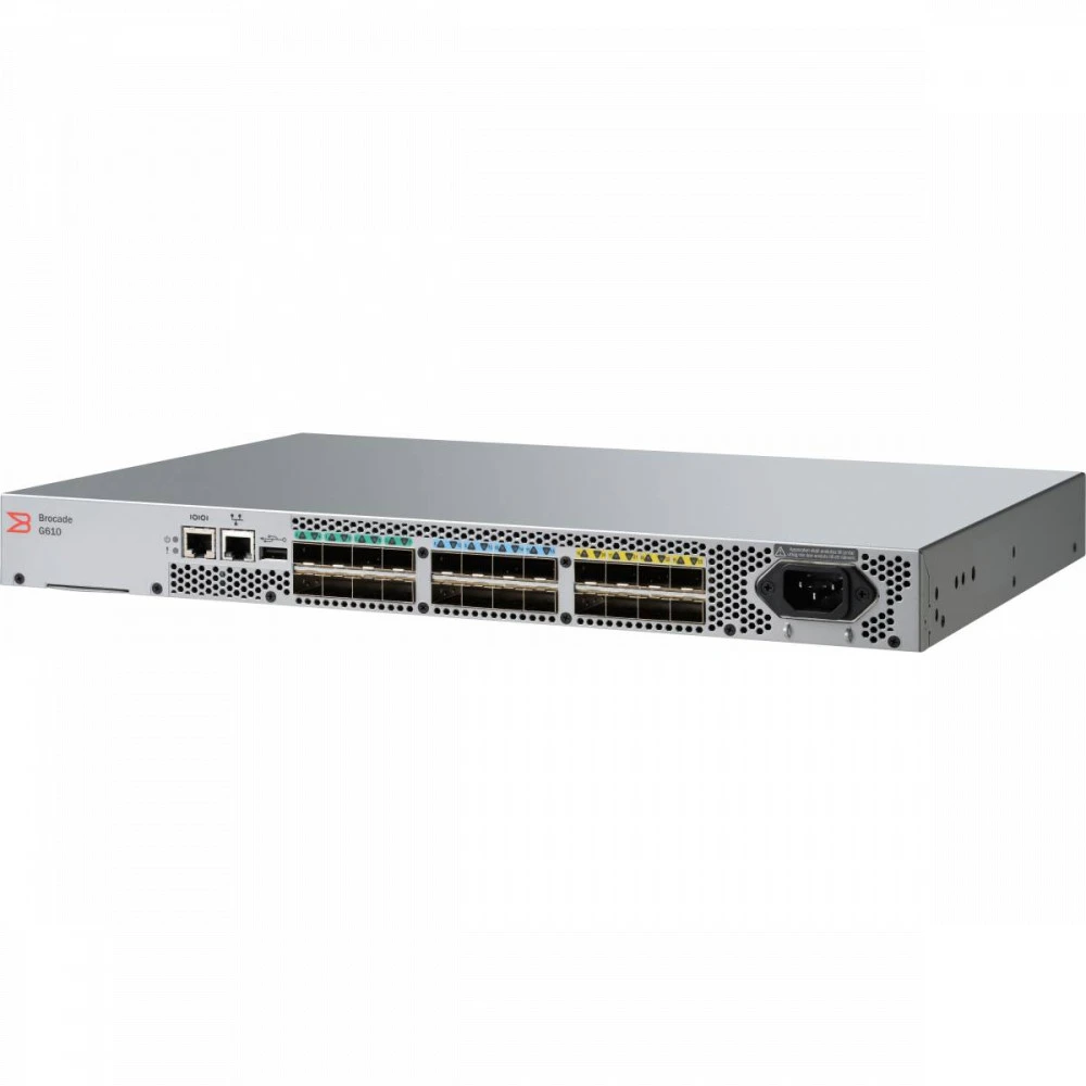 Коммутатор Brocade G610S FC Switch BR-G610-8-16G-0 8 SFP портов