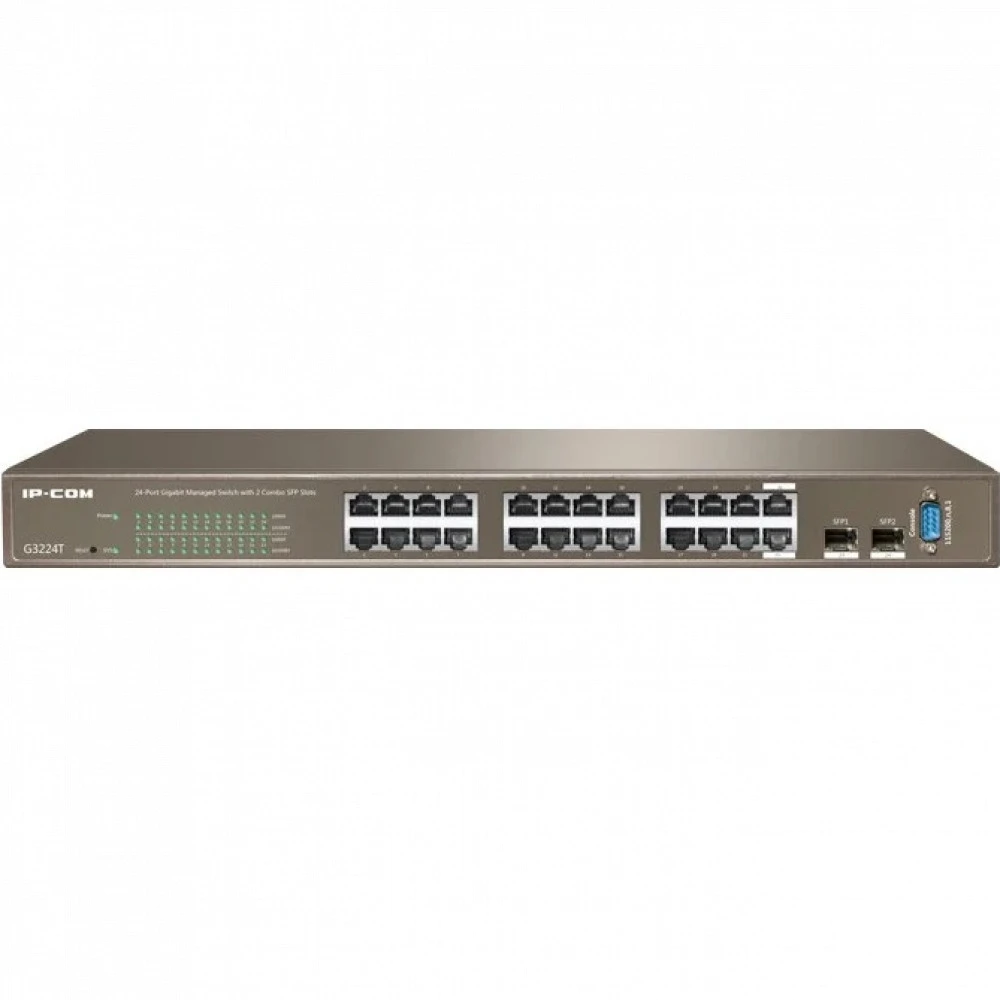 Коммутатор IP-COM G3224T 1000 Base-TX (1000 мбит/с), 2 SFP порта